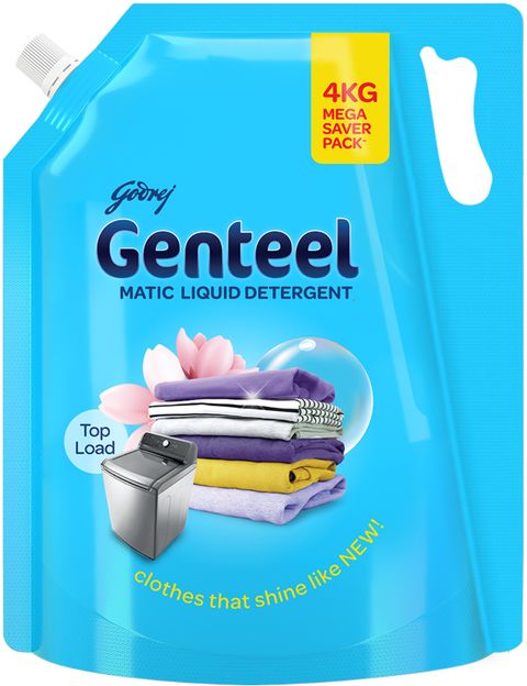 Godrej Genteel Matic Top Load Floral Liquid Detergent (4 L) - Image 6