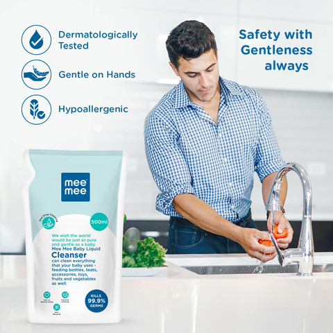 Mee Mee Milk Bottle Cleaning Liquid MeeMee Baby Liquid Cleanser