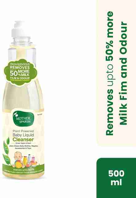 Mother Sparsh Natural Baby Liquid Cleanser Powered by Plants Anti