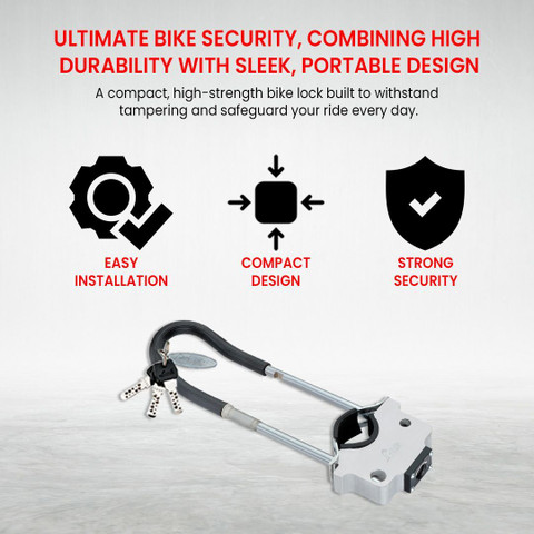 Link Bike Lock for Front Wheel With Hi-Tech Keys HT-10 Wheel