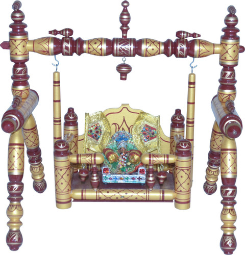 Hastakala Bazaar All God, Laddu Gopal Jhula, Hindola Parna, Krishna Jhula,  Krishna Palana, Beautiful Swing, Hindola Parna Palana, All God Jhula,