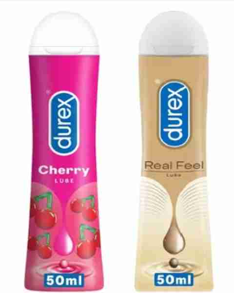 DUREX Lube Real Feel Lubeicant & Cherry Flavoured Lubricant Price in India 