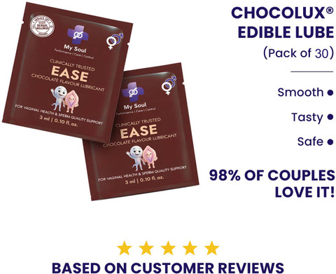 My Soul Chocolux Edible Chocolate Lube | 30 Sachets (3ml Each) Intimate Gel  Lubricant Price in India - Buy My Soul Chocolux Edible Chocolate Lube | 30  Sachets (3ml Each) Intimate Gel