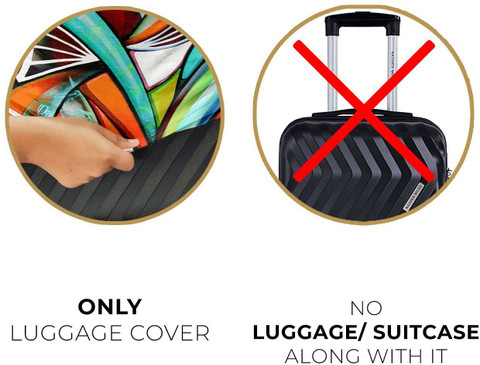 NASHER MILES Luggage Cover Eco Friendly Polyester 55 cm (20 Inch