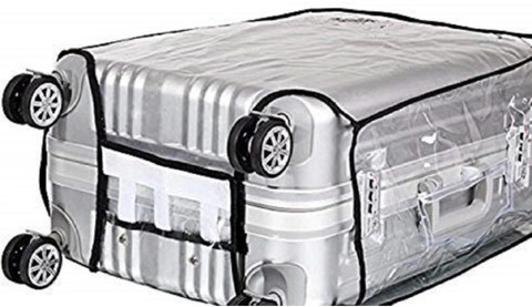 Swanky Water proof PVC Cover Luggage trolley bag cover transparent