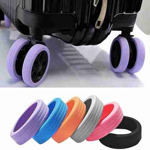 Diyansh Exim Suitcase Wheel Protector Silicone Travel Luggage