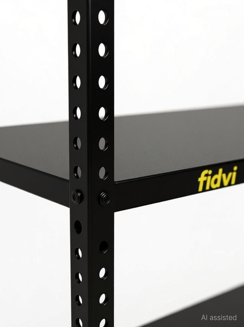 FIDVI Iron Rack Metal Shelves Storage Shop Rack Luggage Powder