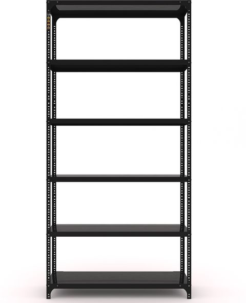 FIDVI Slotted Angle 6 Shelve Multipurpose Powder Coated Storage