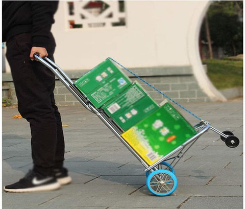 Dreamshop Wheel Portable Folding Small Cart Luggage Cart Trolley Luggage  Trolley