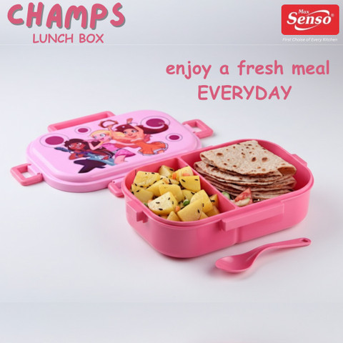 Flipkart.com | Max Senso Champs Lunch Box | BPA Free | Unbreakable