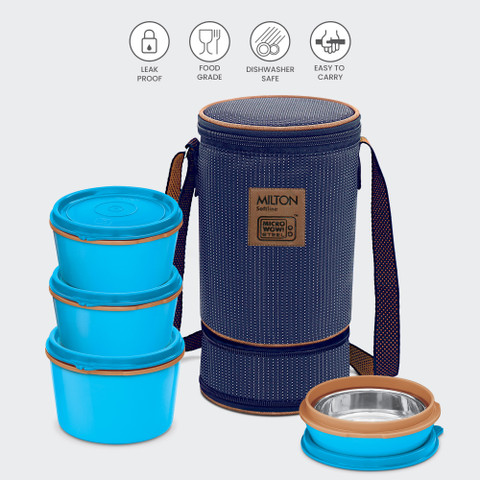 MILTON Flexi Insulated Tiffin Microwave safe Containers Lunch Box