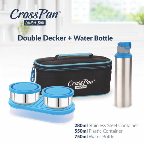 Flipkart.com | CrossPan Double Decker Executive Stainless Steel