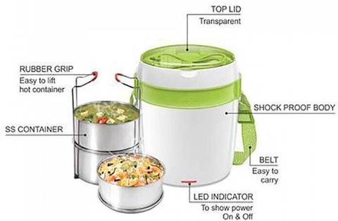 MILTON Electric Tiffin-Futron Container for
