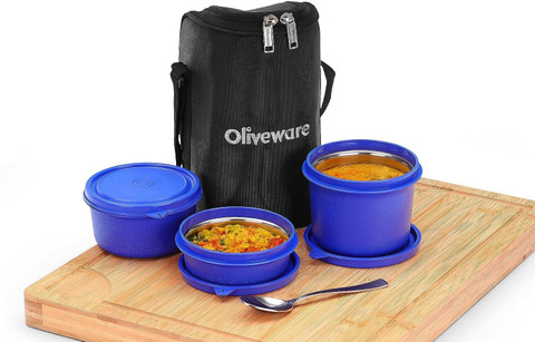 Oliveware Boss Lunch Box Steel Range Microwave