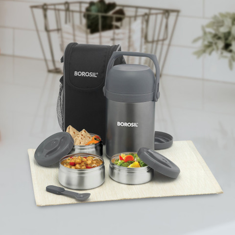 BOROSIL Insulated Hot Fresh Lunch Box Upto Hrs
