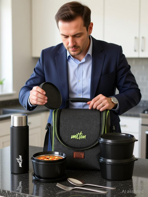 Flipkart.com | MILTON Dazzle lunch ox 7 piece set 7 Containers