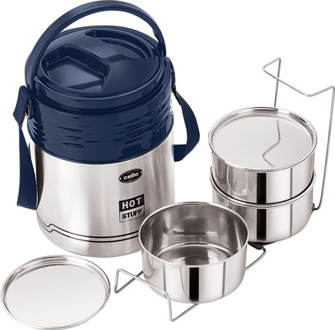 cello HOT Stuff-3 Stainless Steel Insulated Lunch