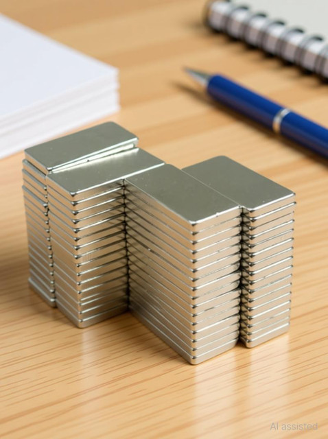 Jinsa 25pcs of 20x10x2mm Rectangle/block Neodymium Rare-Earth