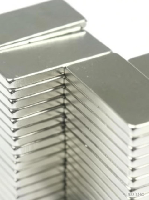 Jinsa 25pcs of 20x10x2mm Rectangle/block Neodymium Rare-Earth