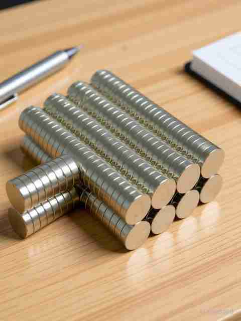 『希少』X-TAGE PURE DURALUMIN【ROUND M】 Jinsa 50Pcs Of Dia 8X2Mm Round/Disc Neodymium Rare-Earth Magents