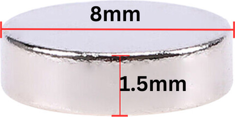 8 mm 8X1.5mm Disc Neodymium Magnet at ₹ 3/piece in Pune | ID: 2852640916662 8 mm 8X1.5mm Disc Neodymium Magnet at ₹ 3/piece in Pune | ID: 2852640916662