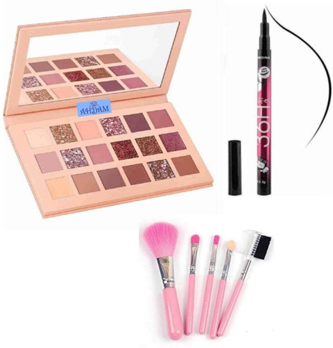 PLESSIS Makeup Kit with Eyeshadow Palette, Pcs Brushes 36H