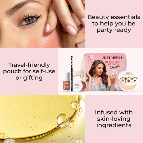 Just Herbs Ready Set Glow Party Ready Travel Friendly Perfect Gift