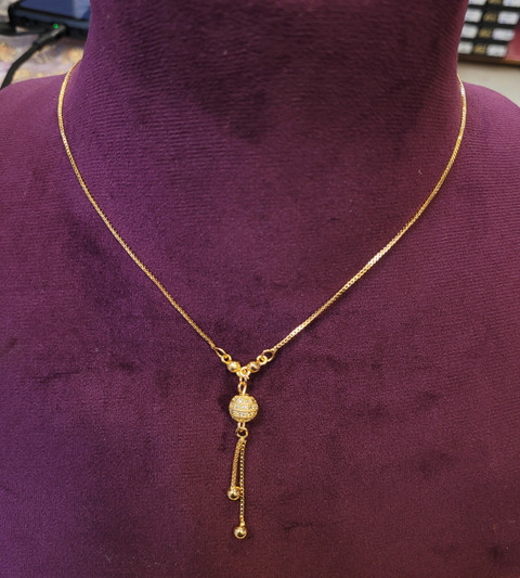 chain two gram gold mangalsutra