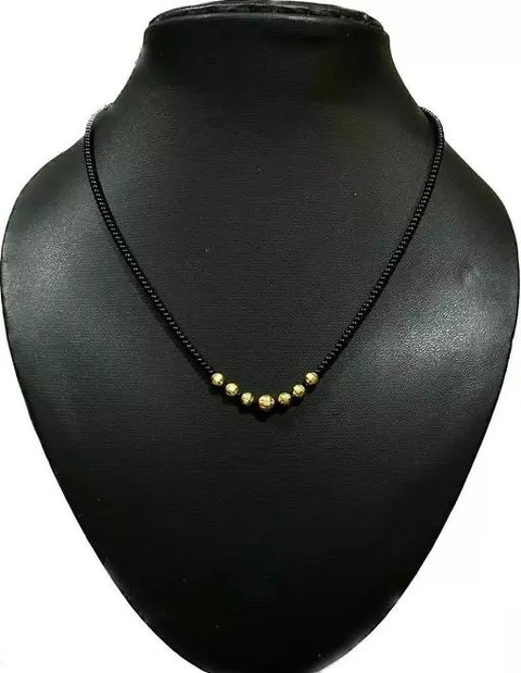 Fariz creation Dokiya Moti Brass Mangalsutra Price in India