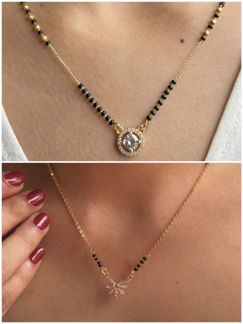 Vriva Jewels Alloy Mangalsutra Price in India Buy Vriva Jewels