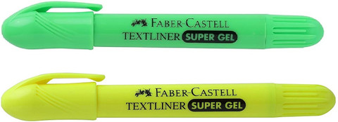 FABER-CASTELL Super gel Highlighters Pack Of