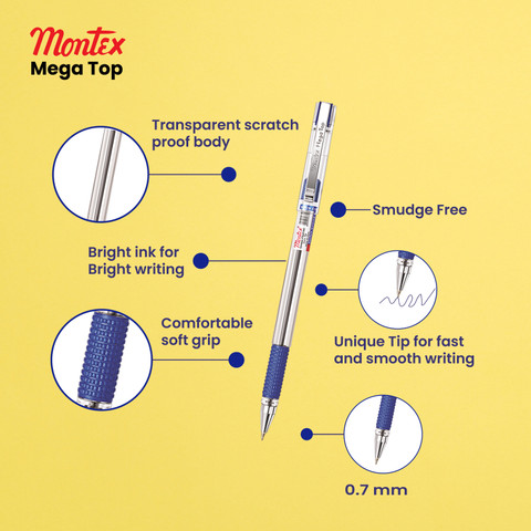 montex Mega top Ball Pen