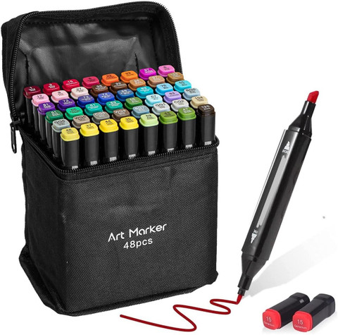 Wynhard Alcohol Markers 48 Shades Dual Tip Art