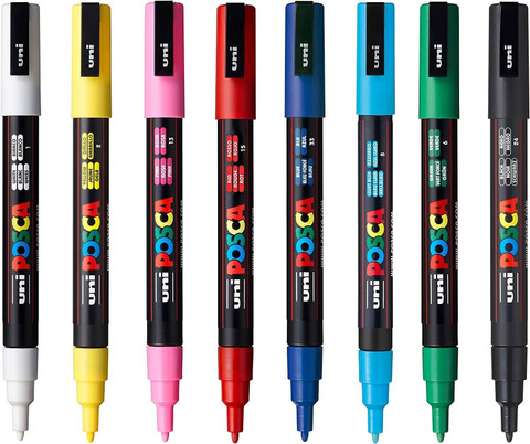 uni-ball Posca C3MCS8 3M mm Bullet Shaped
