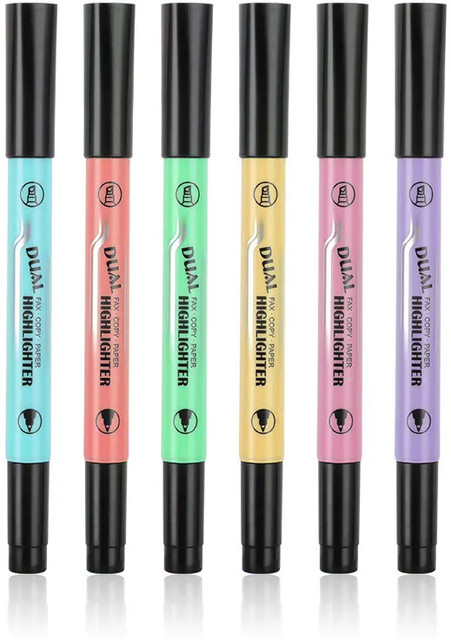 GXIN Highlighter Dual Tip Highlighter Marker