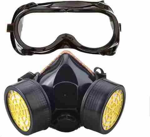 SHIVEXIM Paint Spray Protection Mask Respirator Silicone Antivirus Half ...