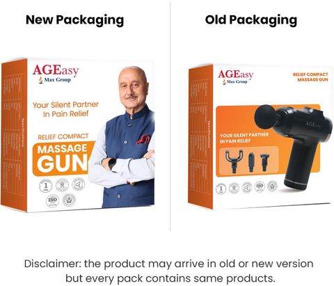 AGEasy Relief Compact Massage Gun (Black) - Image 6