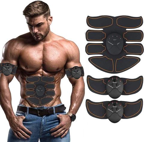 AGAM Abdominal Muscle Stimulator for Men and Women- EMS Muscle Trainer- Abs  Stimulating Belt – Abdominal Muscle Toning Belt-Arm and Leg Trainer