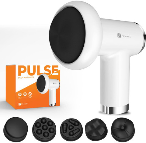 Flexnest Pulse Body Massage Gun Full Body Massager Machine for Pain Relief  Handheld Electric for Men Women Massager