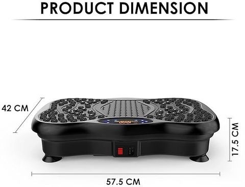 acuwellness Vibration Plate Machine for Home, Black - Image 6