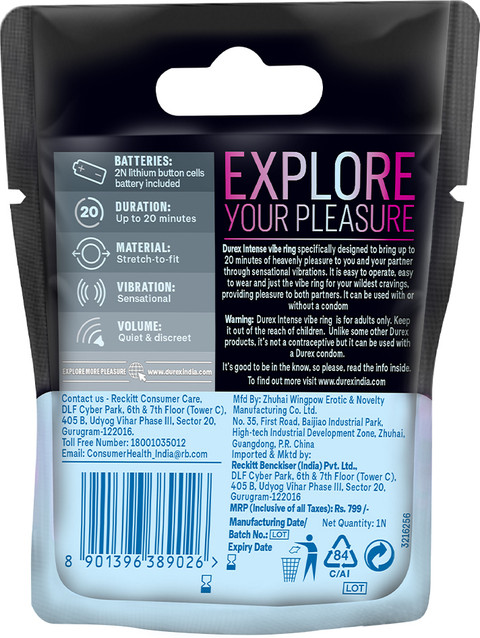 durex vibrating ring flipkart Buy Intense Vibe Ring for Extra Pleasure – Durex India main image 1