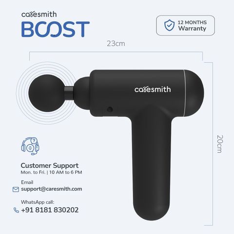 Deep Tissue Machine caresmith CS356 Charge Boost Massage Gun | Deep Tissue Massager Machine ...