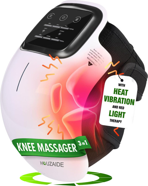 HOUZAIDE WORLD OF WELLNESS & CARE HA 201 Knee pain relief device with Heat,  Red Light & Vibration for Arthritis/Knee Pain Massager