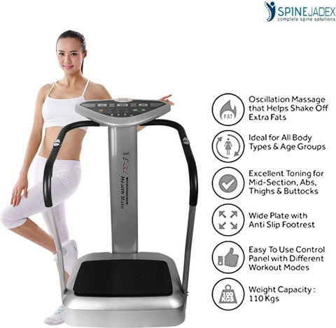 SPINE JADEX Crazy Fit Massager for Full Body Workout Vibration Platform  Fitness Machine for Home Gym , Full Body Workout and Fat Loss Massager  Crazy Fit Massager for Full Body Workout Vibration