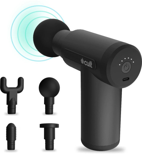 Cult Volt Silicone head, 3000mAh Battery, Pain Relief, Deep Tissue Full  body gun Massager