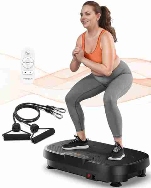 acuwellness Vibration Plate Machine for Home, Black - Image 5
