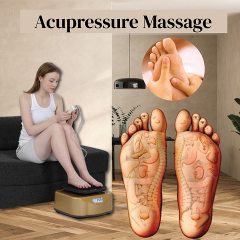 best foot vibration machine for circulation Vibration Plate for Vibration Therapy with 30 Speeds and IR Remote for  Neuropathy, Circulation, and Pain Relief main image 1