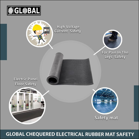 GLOBAL PREMIUM Rubber Floor Mat