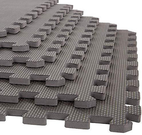 Easyhome Gym Mats for Floor for Home and Living Room, Interlocking
