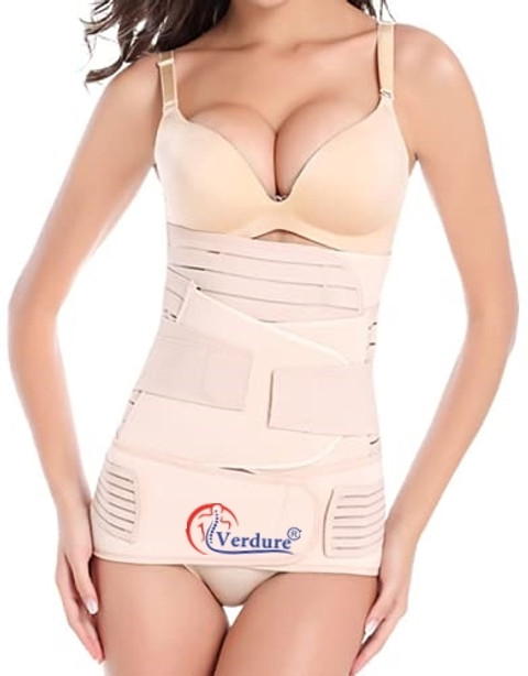 Verdure 3in1 Post pregnancy tummy belt after C section muscle support  Abdominal Belt